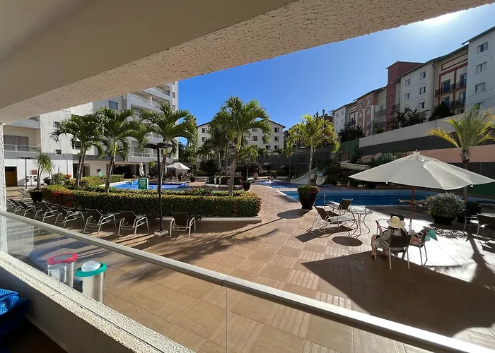 Flat 405 - Condominio Veredas Do Rio Quente - Diferenciado Com Ar Na Sala E No Quarto